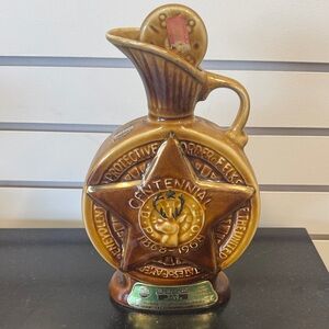 Vintage Jim Beam Decanter Bottle 1868-1968